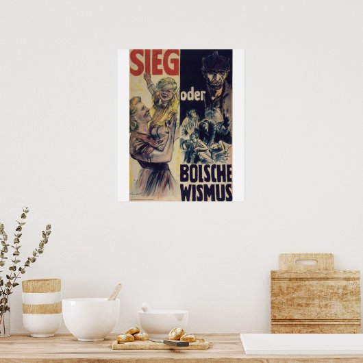 Poster Bolshevism Propaganda (Keuken)