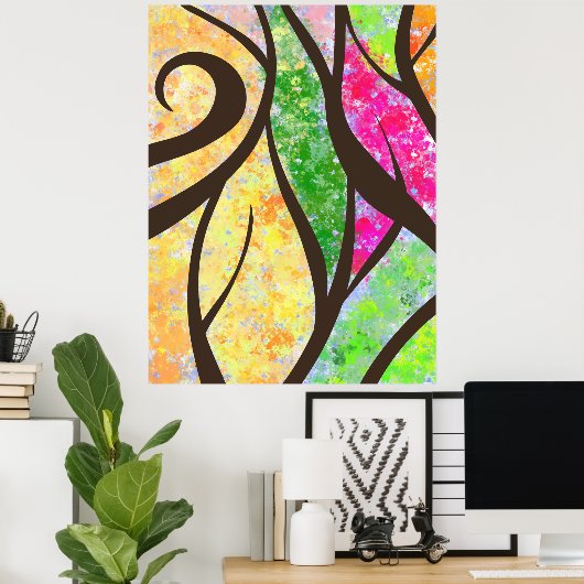 Poster bomen (Thuiskantoor)