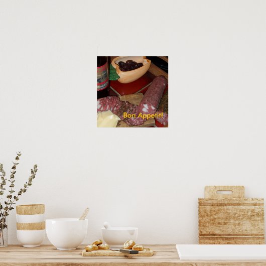 Poster: "Bon Appetit!" Poster (Keuken)