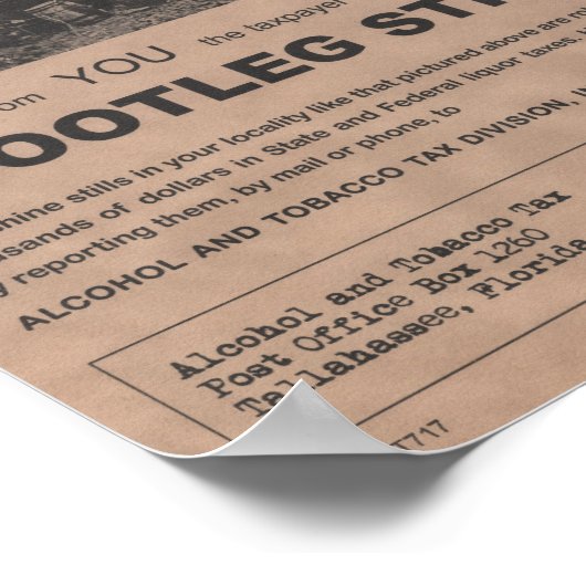 Poster Bootleg Stills (Hoek)