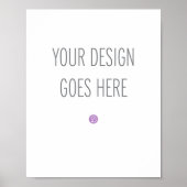 Poster Bord Afdrukken (8"x10") (Voorkant)