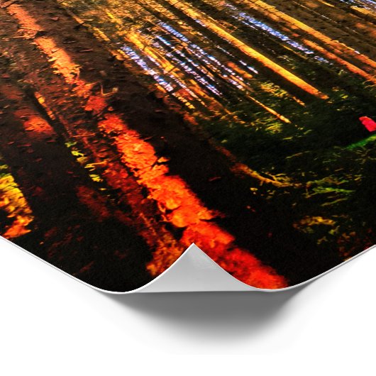 Poster bosbomen (Hoek)