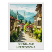 Poster Bosnia en Bosnië (Voorkant)