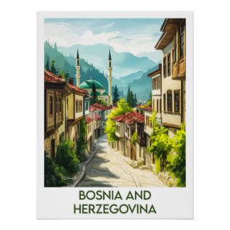 Poster Bosnia en Bosnië