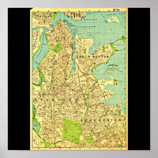 Poster- Boston Kappen-6 Poster (Voorkant)