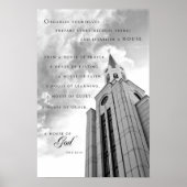Poster - Boston Massachusetts LDS Temple (Voorkant)