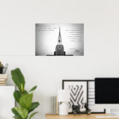 Poster - Boston Massachusetts LDS Temple 2 (Thuiskantoor)