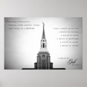 Poster - Boston Massachusetts LDS Temple 2 (Voorkant)