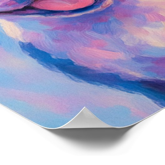 Poster Boston Terrier (Hoek)