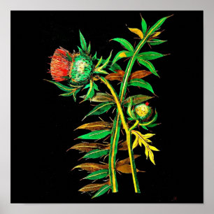 Poster-Botanische Kunst-Mary Delany 6 Poster