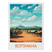 Poster Botswana (Voorkant)