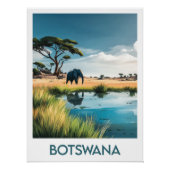 Poster Botswana (Voorkant)