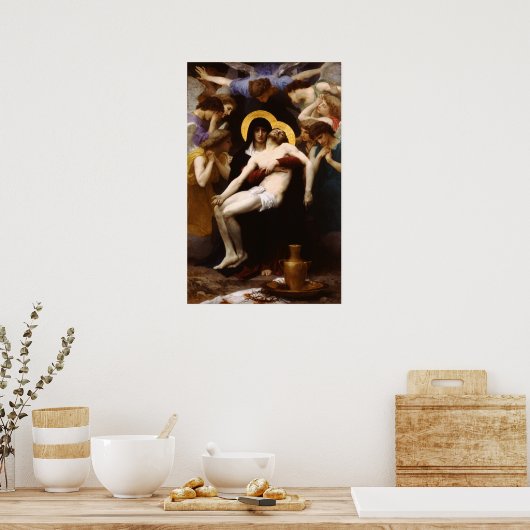 Poster Bouguereau Pieta (Keuken)