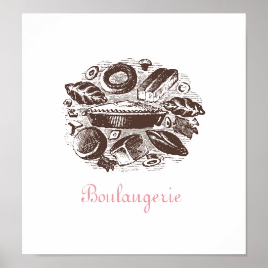 Poster Boulangerie (Voorkant)