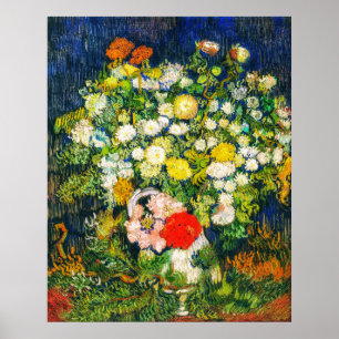 Póster Bouquet in een Vase Van Gogh Poster