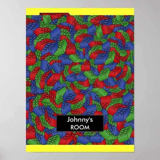 Poster bouwstenen voor een Kind (Voorkant)