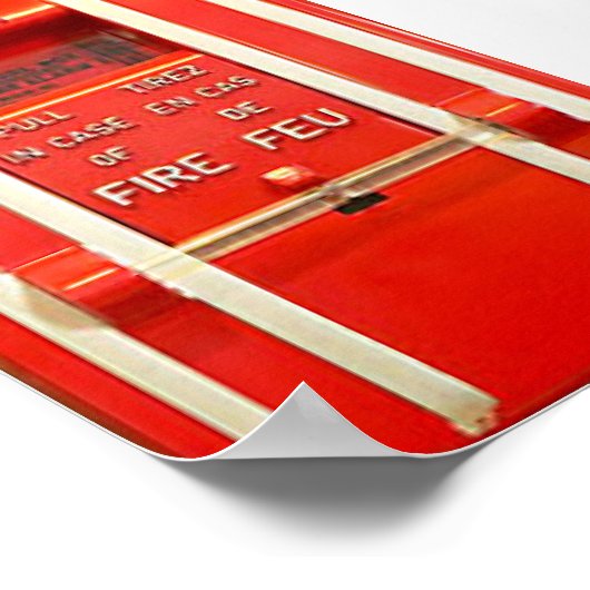 Poster brandalarm (Hoek)