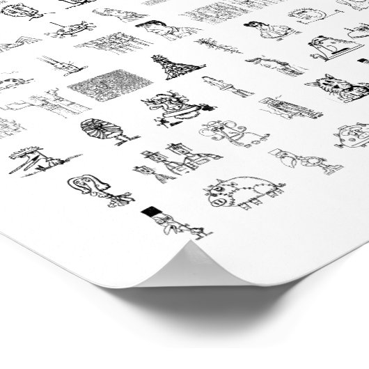 Poster Breadwig Cartoon (Hoek)