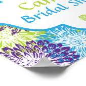 Poster Bright Floral Vrijgezellenfeest (Hoek)