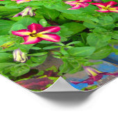 Poster Bright Hot Flowers (Hoek)