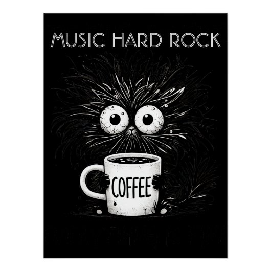 Poster brillant Music Hard Rock (Voorkant)