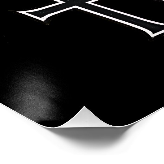 Poster brillant Music Rock (Hoek)