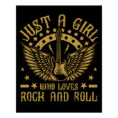 Poster brillant Music Rock and Roll (Voorkant)