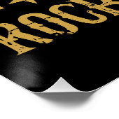 Poster brillant Music Rock and Roll  (Hoek)