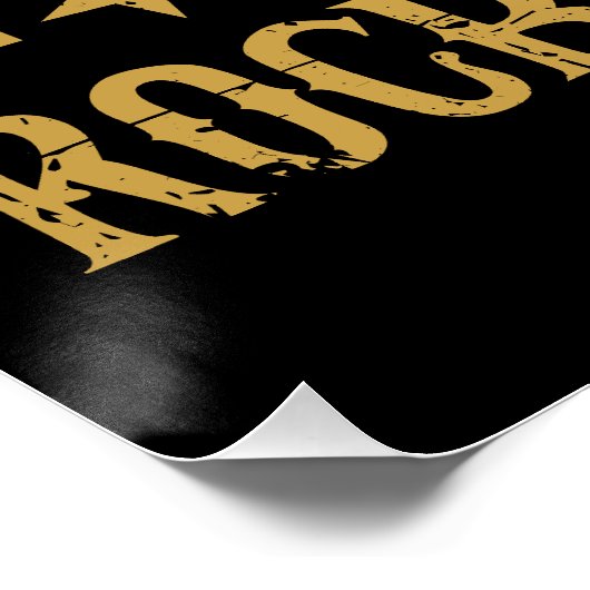 Poster brillant Music Rock and Roll (Hoek)