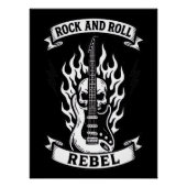 Poster brillant Music Rock and Roll (Voorkant)