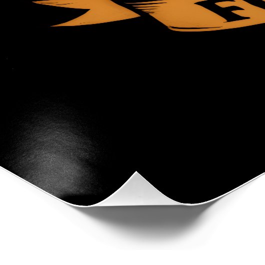 Poster brillant Music Rock and Roll (Hoek)