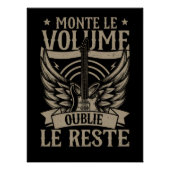 Poster brillant Rock Music (Voorkant)