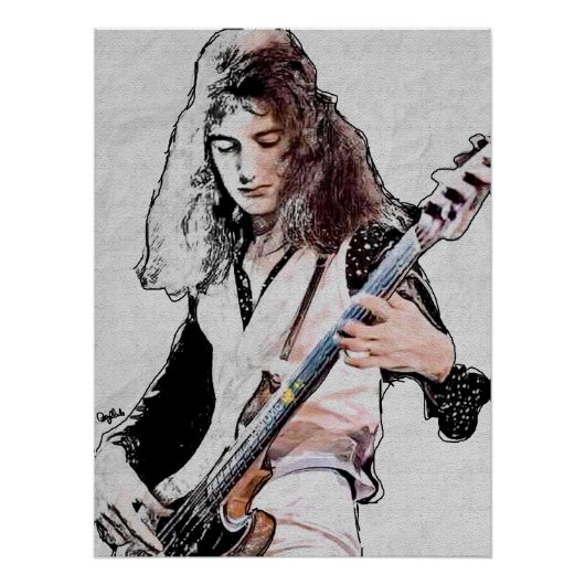 Póster brillante de John Deacon Perfect Poster (Voorkant)
