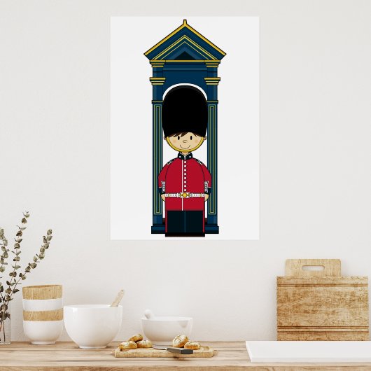Poster Britse Royal Guard (Keuken)