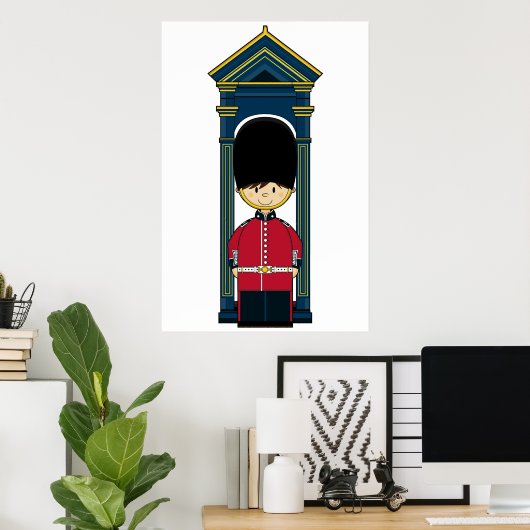 Poster Britse Royal Guard (Thuiskantoor)