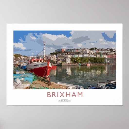 Poster Brixham (Voorkant)