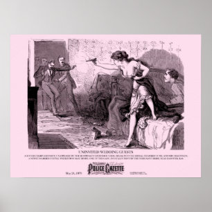 Poster bruiloft politie Gazette
