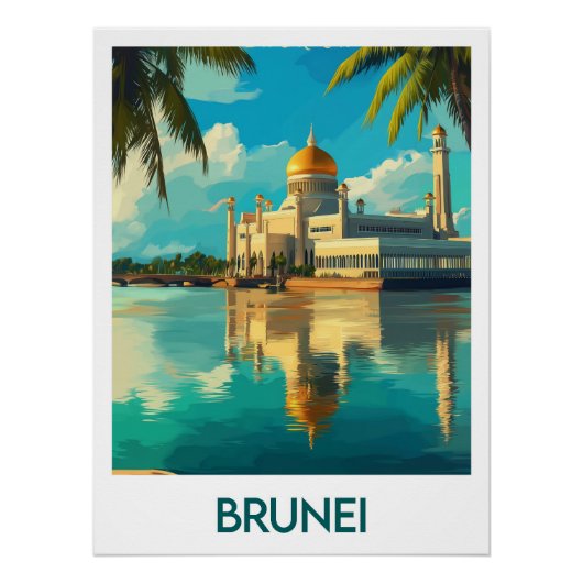 Poster Brunei (Voorkant)