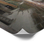 Poster: Bryggen Walkway, Bergen, Noorwegen Poster (Hoek)