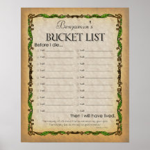 Poster Bucket List