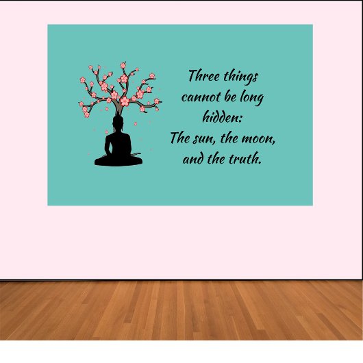 Poster Buddha Proverb