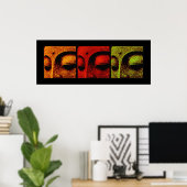 poster buddhafaces (Thuiskantoor)