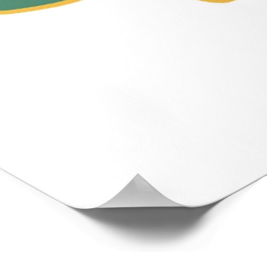 Poster Buffalo Design Native American (Hoek)