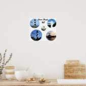 Poster buitenbanken vuurtoren (Keuken)