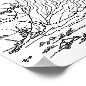 Poster - Buizen onder een boom (Hoek)