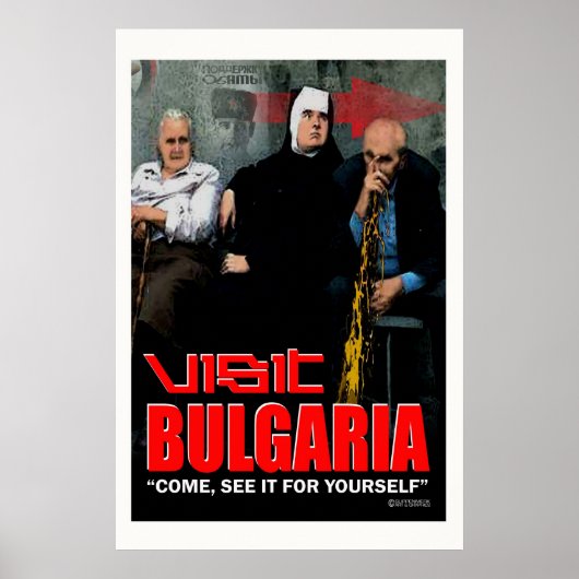Poster Bulgarije (Voorkant)