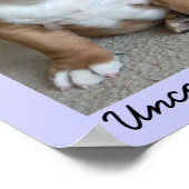 Poster Bulldog Puppy (Hoek)