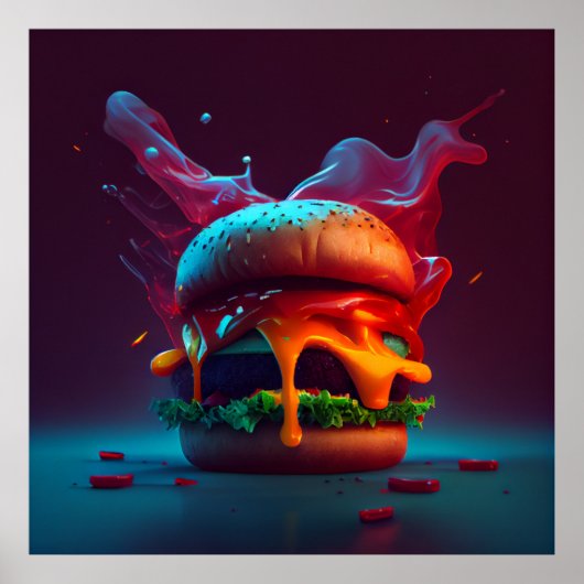 Poster Burger (Voorkant)