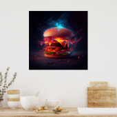 Poster Burger (Keuken)
