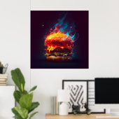 Poster Burger (Thuiskantoor)